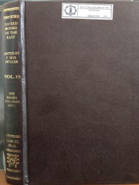 Image of The Sacred Books of The East Vol. 19 : The Fo-Sho-Hing-Tsan-King